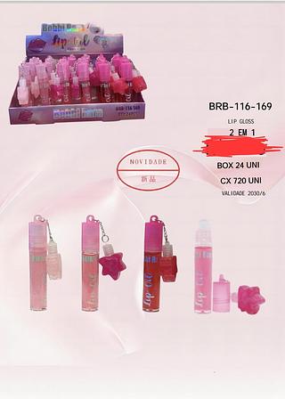 LIP GLOSS 2 EM 1 BOBBI RARA C/24PCS