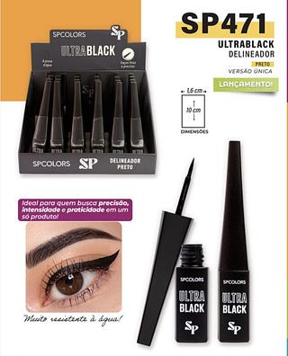 DELINEADOR LIQUIDO BLACK SP COLORS C/24PCS