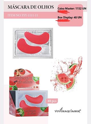 MASCARA DE OLHO MELANCIA YOYO MAQUIAMOR C/48PCS