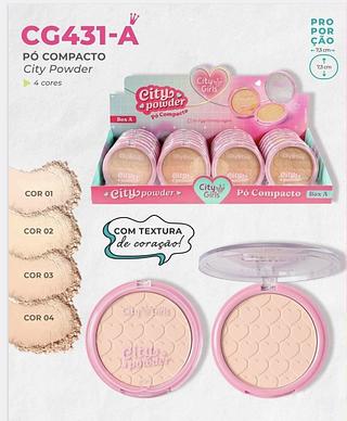 PO COMPACTO CITY GIRL C/24PCS