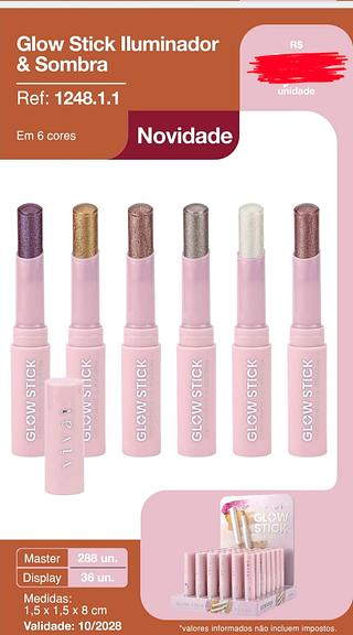 STICK ILUMINADOR E SOMBRA VIVAI C/36PCS