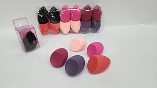 ESPONJA PARA MAQUIAGEM MANDALA CHANFRADO C/12PCS