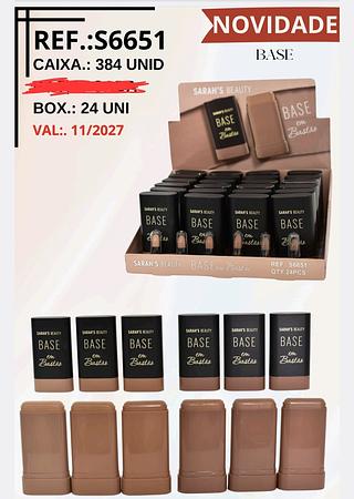 BASE EM BASTAO SARAHS BEAUTY C/24PCS