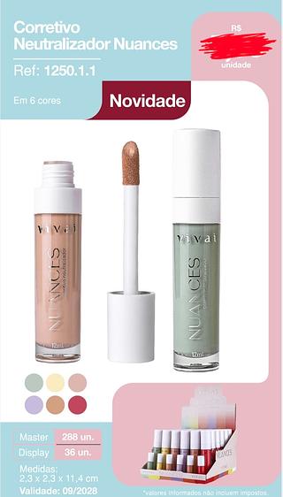 CORRETIVO NEUTRALIZADOR NUANCES VIVAI C/36PCS