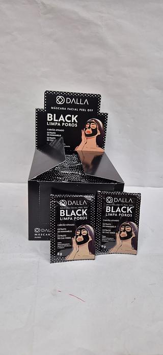 MASCARA FACIAL PEEL OFF DALLA BLACK SACHET C/60PCS