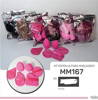 KIT ESPONJA PARA MAQUIAGEM SABRINA SATO C/12PCS