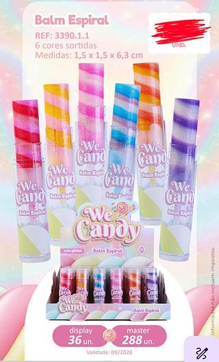 BALM ESPIRAL WE CANDY VIVAI C/36PCS