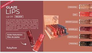 LIP OIL GLAZE RUBY ROSE C/36PCS