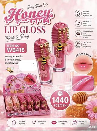 LIP GLOSS HONEY C/24PCS