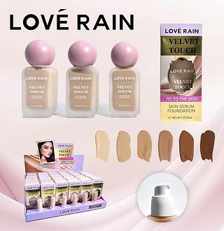 SKIN SERUM FOUNDATION LOVE RAIN C/24PCS