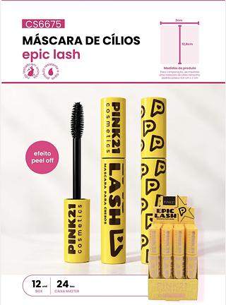MASCARA DE CILIOS EPIC LASH PINK 21 C/12PCS