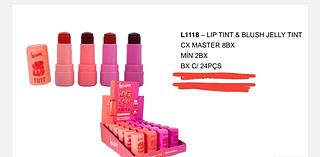LIP TINT E BLUSH JELLY TINT LUISANCE C/24PCS