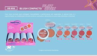 BLUSH COMPACTO PLAY BACK RUBY ROSE C/36PCS
