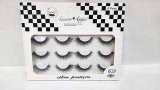 CILIOS POSTICOS AMOR ANJO 6PARES C/10PCS