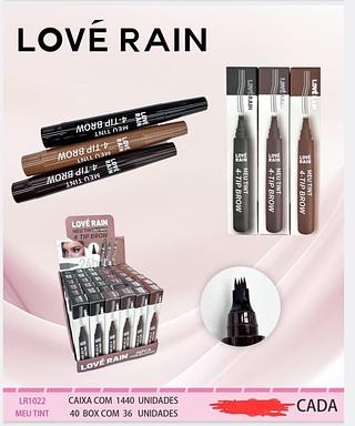 CANETA DE SOBRANCELHAS POVE RAIN C/36PCS