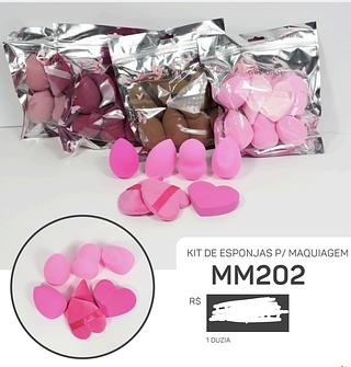 KIT ESPONJA PARA MAQUIAGEM SABRINA SATO C/12PCS