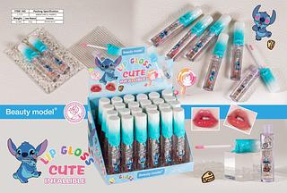 LIP GLOSS CUTE INFALLBLE C/24PCS