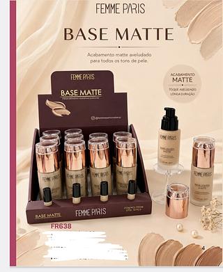 BASE MATTE FEMME PARIS C/12PCS