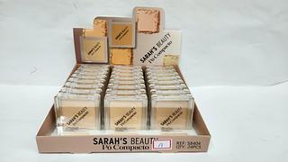 PO COMPACTO CLARO SARAHS BEAUTY C/24PCS