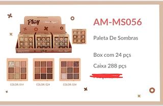 PALETA DE SOMBRA AMOR ANJO C/24PCS