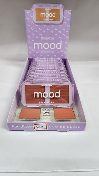 DUO BLUSH MOOD RUBY ROSE C/12PCS