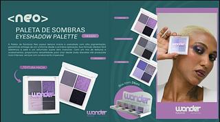 PALETA DE SOMBRA NEO WONDER RUBY ROSE C/12PCS