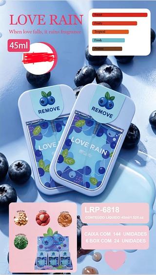 PERFUME 45ML LOVE RAIN C/24PCS