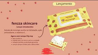 LENCO UMIDECIDO MORANGO FENZZA C/24PCS
