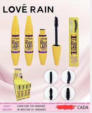 MASCARA DE CILIOS LOVE RAIN C/24PCS