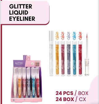 DELINEADOR LIQUIDO GLITTER DHEMOSA C/24PCS