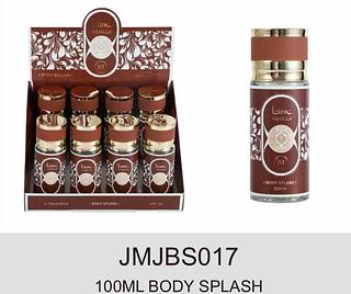 BODY SPLASH VANILLA 100ML MASCULINO C/12PCS
