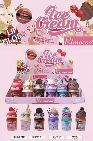 LIP GLOSS ICE CREAM C/24CPS