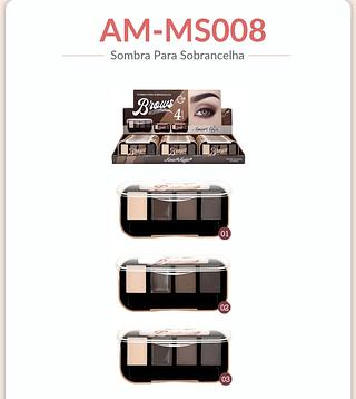 SOMBRA PARA SOBRANCELHA AMOR ANJO C/24PCS