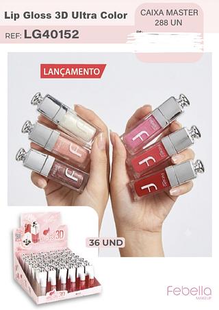 LIP GLOSS 3D ULTRA COLOR FEBELLA C/36PCS