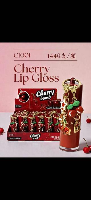 LIP GLOSS CEREJA C/24PCS