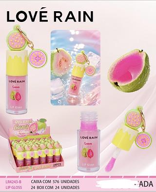 LIP GLOSS LOVE RAIN C/24PCS