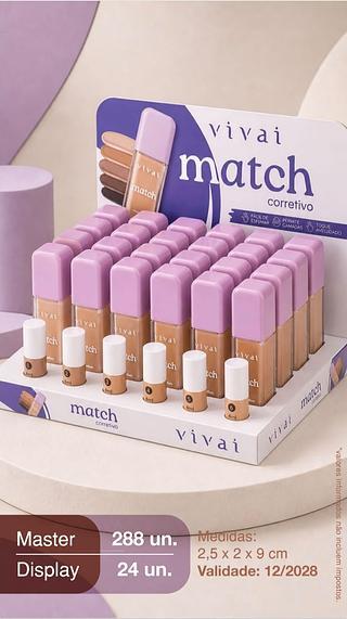 CORRETIVO LIQUIDO MATCH SORT 1 VIVAI C/24PCS