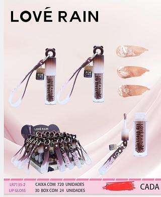 LIP GLOSS LOVE RAIN C/24PCS