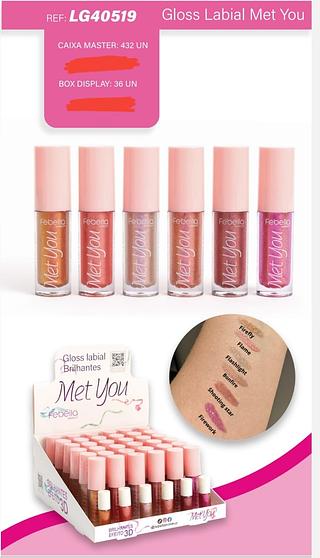 GLOSS LABIAL MEET YOU FEBELLA C/36PCS