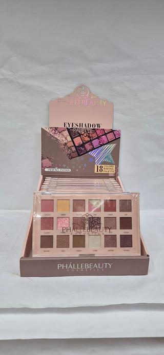 PALETA DE SOMBRA PHALLE BEAUTY C/12PCS