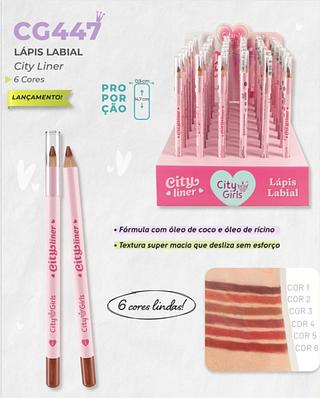 LAPIS LABIAL CITY GIRL C/48PCS