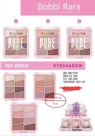 PALETA DE SOMBRA BOBBI RARA C/24PCS