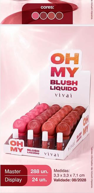 BLUSH LIQUIDO OH MY VIVAI C/24PCS