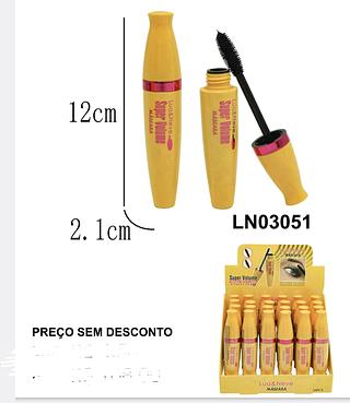 MASCARA DE CILIOS LUA NEVE C/24PCS