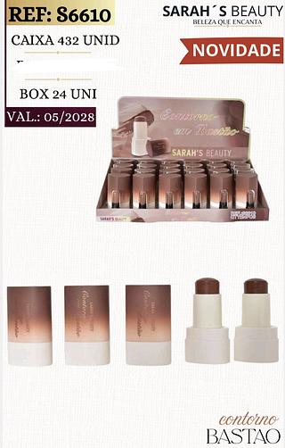 CONTORNO EM BASTAO SARAHS BEAUTY C/24PCS