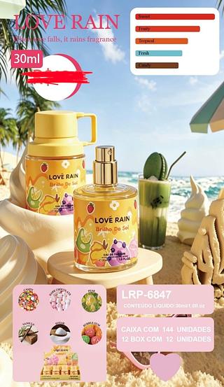 PERFUME 30ML LOVE RAIN C/12PCS