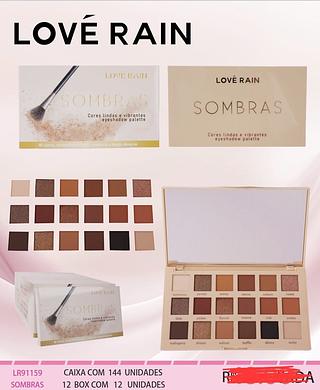 PALETA DE SOMBRAS LOVE RAIN C/12PCS