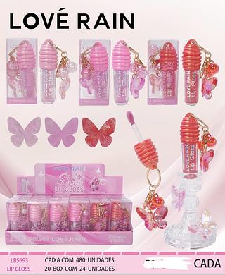 LIP GLOSS LOVE RAIN C/24PCS