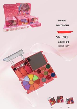 KIT DE MAQUIAGEM BOBBI RARA C/12PCS