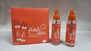 BRUMA FACIAL FRESH SKIN MORANGO E PITAYA FENZZA C/16PCS